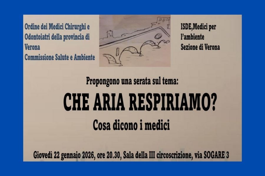 Clicca per accedere all'articolo Incontro Pubblico 22 Gennaio 2026 ore 20.30 -"Che aria respiriamo? Cosa dicono i medici"