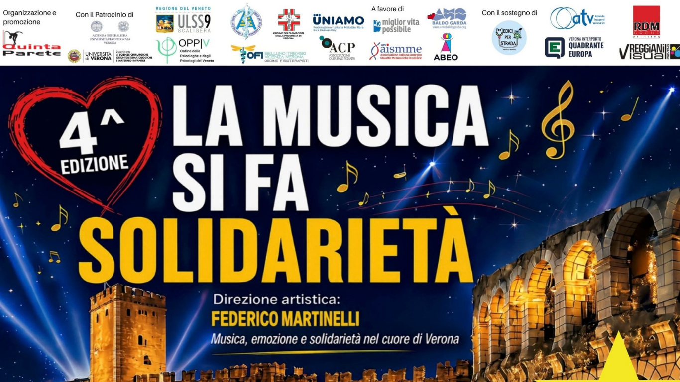 "La Musica Si Fa Solidarietà": al Teatro Stimate due serate dedicate alla musica, alla solidarietà e al mondo della cura