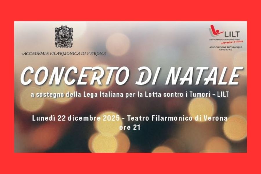 Clicca per accedere all'articolo CONCERTO DI NATALE a sostegno della LILT- Teatro Filarmonico 22 Dicembre 2025 ore 21.00